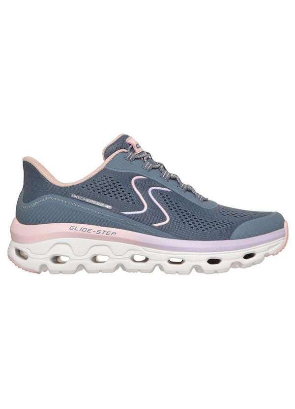 Vista 2 Tênis Skechers Glide-Step Sole Feminino Cinza Skechers