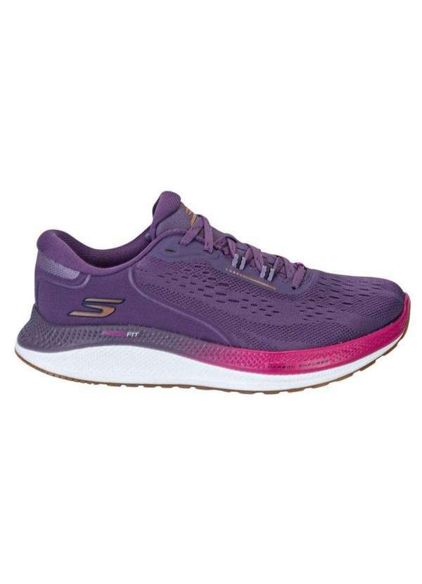 Vista 2 Tênis Skechers Go Run Persistence 2 Feminino Roxo Skechers
