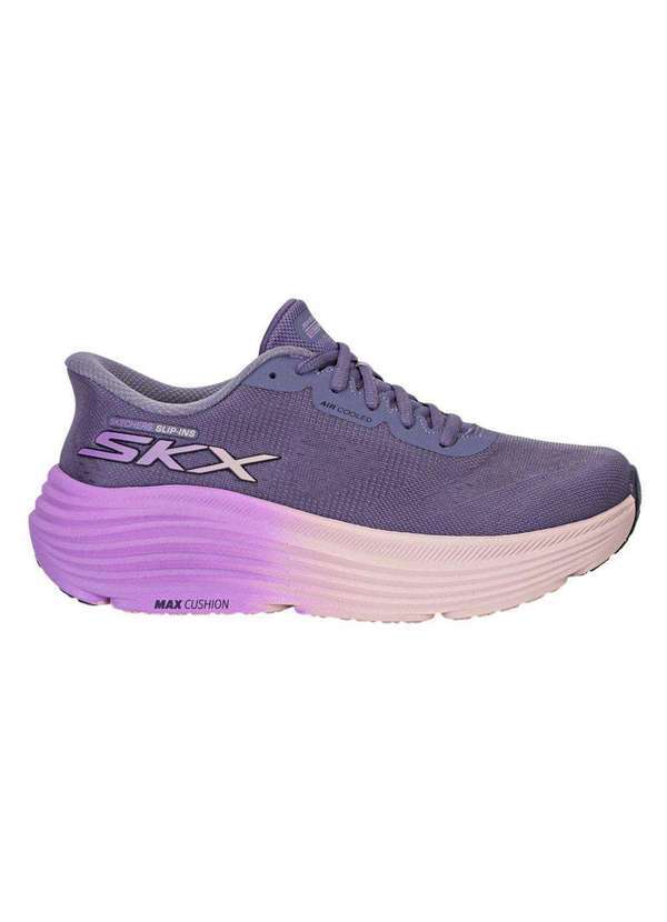 Vista 2 Tênis Skechers Max Cushioning Endeavour Feminino Roxo Skechers