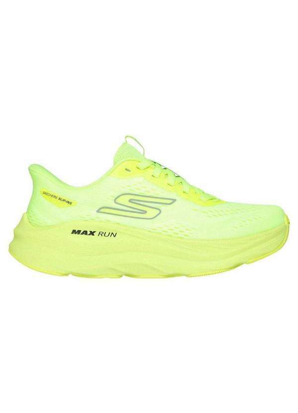 Vista 2 Tênis Skechers Max Run Feminino Verde Skechers