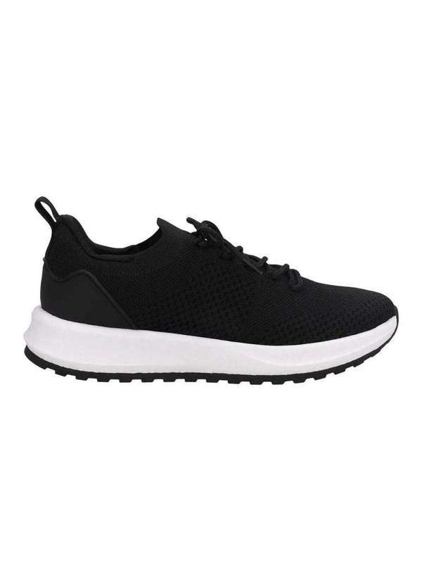Vista 2 Tênis Usaflex Poofy Tricot Feminino Preto Usaflex