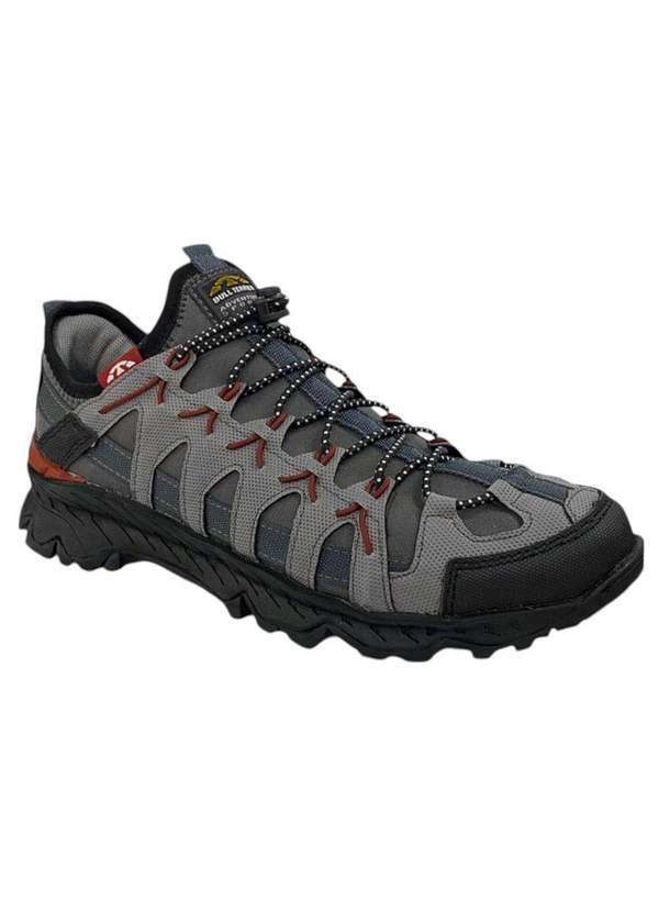 Vista 2 Bota Bull Terrier Trail Hawk Masculina Cinza Bull Terrier