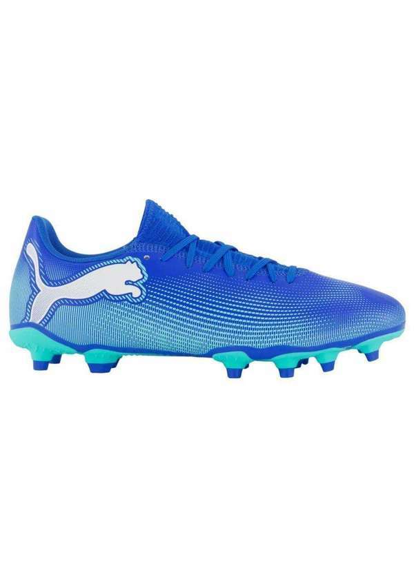 Vista 2 Chuteira Campo Puma Future 7 Play Fg/Ag Azul Puma