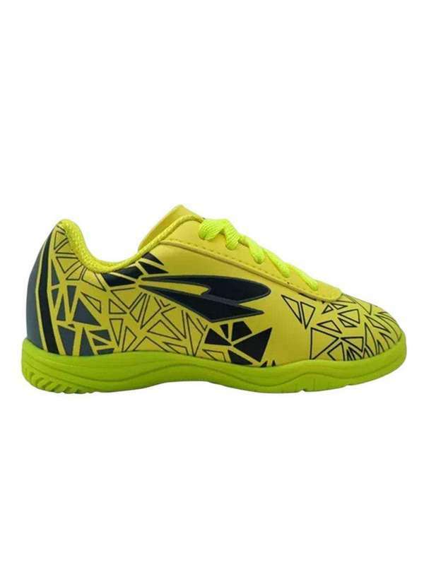 Vista 2 Chuteira Futsal Dray Drayzinho Infantil Verde Dray