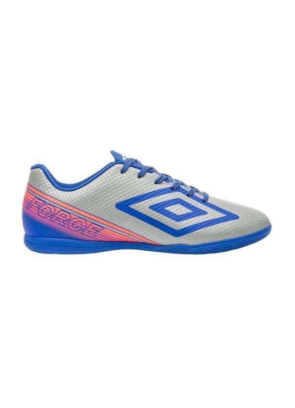Vista 2 Chuteira Futsal Umbro Force Cinza Umbro