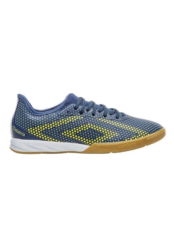 Vista 2 Chuteira Futsal Umbro Velocita Ix Club Azul Umbro