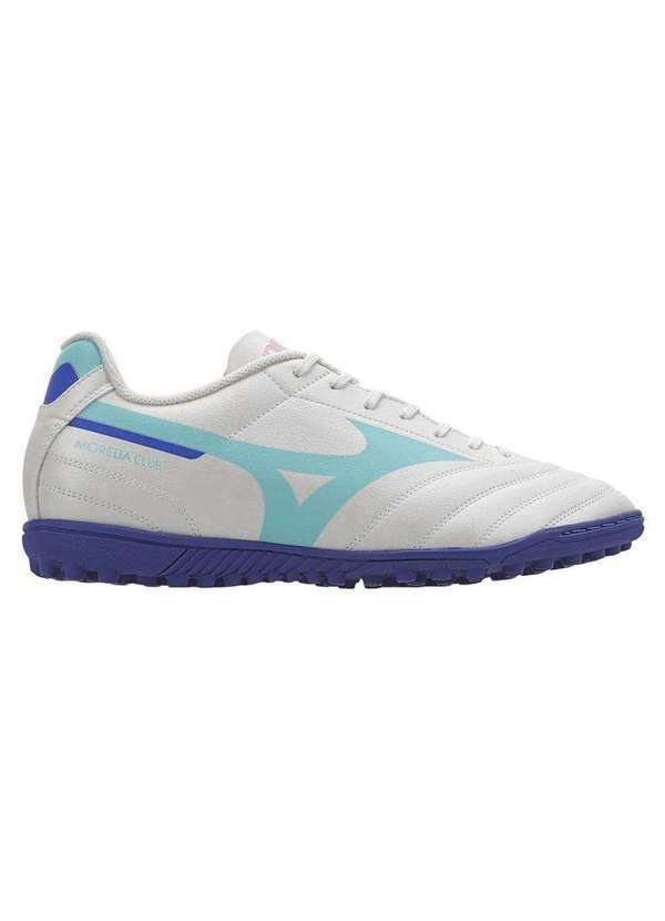 Vista 2 Chuteira Society Mizuno Morelia Club as Branco Mizuno