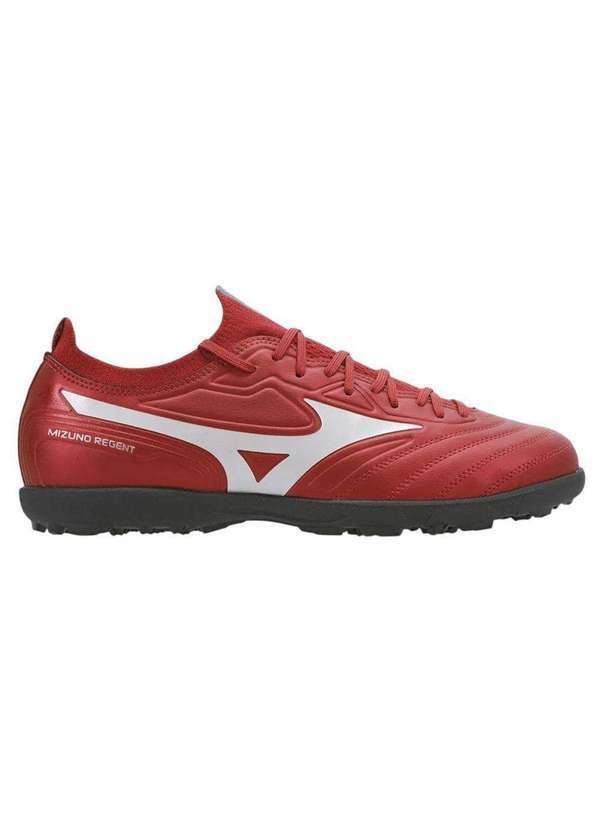 Vista 2 Chuteira Society Mizuno Regent as Vermelho Mizuno