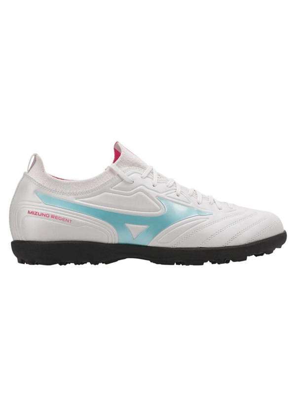 Vista 2 Chuteira Society Mizuno Regent as Branco Mizuno