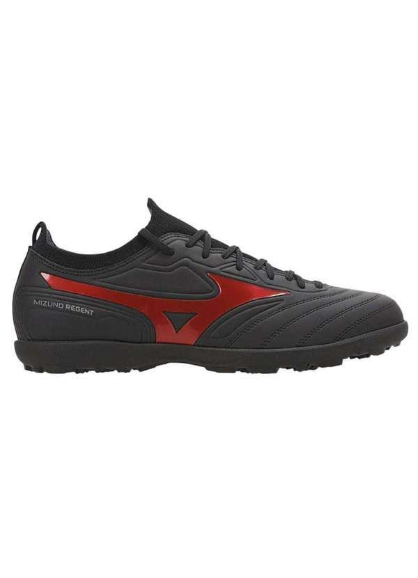Vista 2 Chuteira Society Mizuno Regent as Preto Mizuno