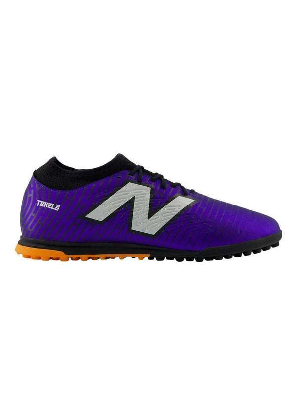 Vista 2 Chuteira Society New Balance Tekela Magique Tf V4 Azul New Balance