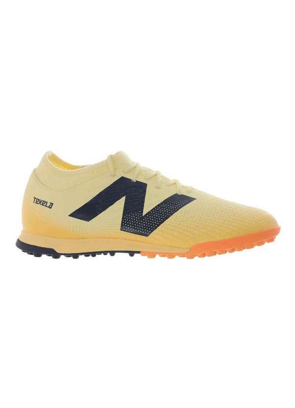 Vista 2 Chuteira Society New Balance Tekela Magique Tf V4 Amarelo New Balance