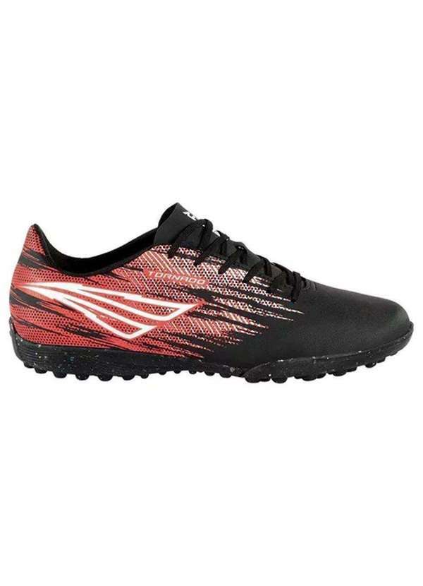 Vista 2 Chuteira Society Penalty Tornado Masculina Preto Penalty