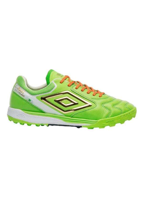Vista 2 Chuteira Society Umbro Ada Master Class Pro Bump St. Patricks Verde Umbro