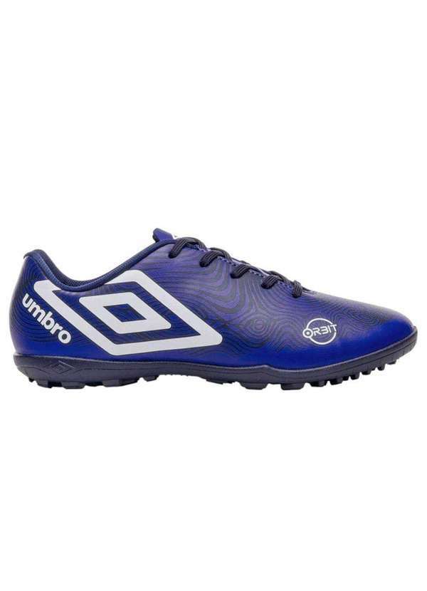 Vista 2 Chuteira Society Umbro Orbit Azul Umbro