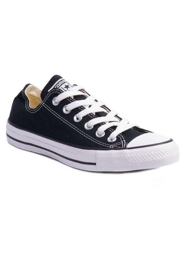 Vista 2 Tênis Converse All Star Chuck Taylor Ox Masculino Preto Converse