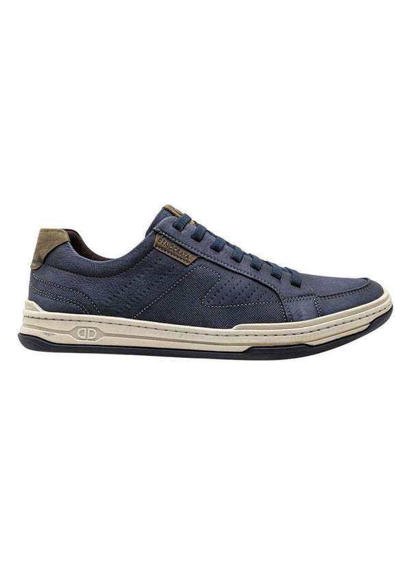 Vista 2 Tênis Democrata Denim Jay Masculino Azul DEMOCRATA