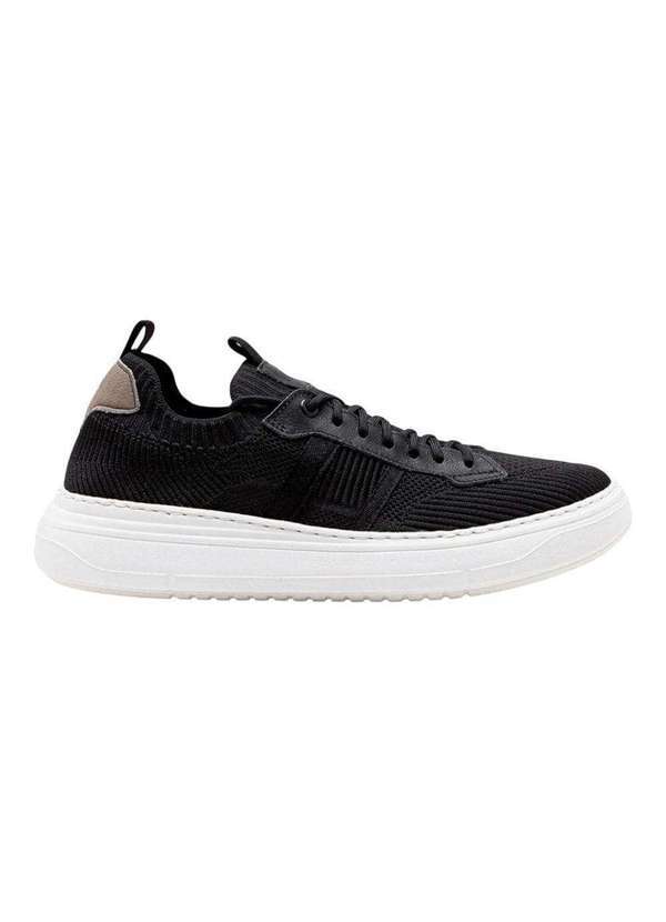 Vista 2 Tênis Democrata Joe Ultra Light Knit Masculino Preto DEMOCRATA