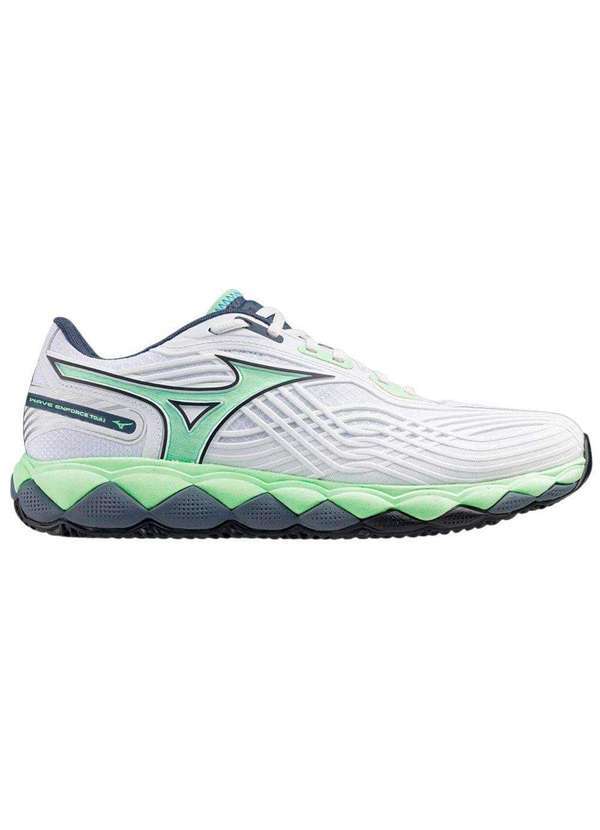 Vista 2 Tênis Mizuno Wave Enforce Tour 2 Clay Court Masculino Branco Mizuno
