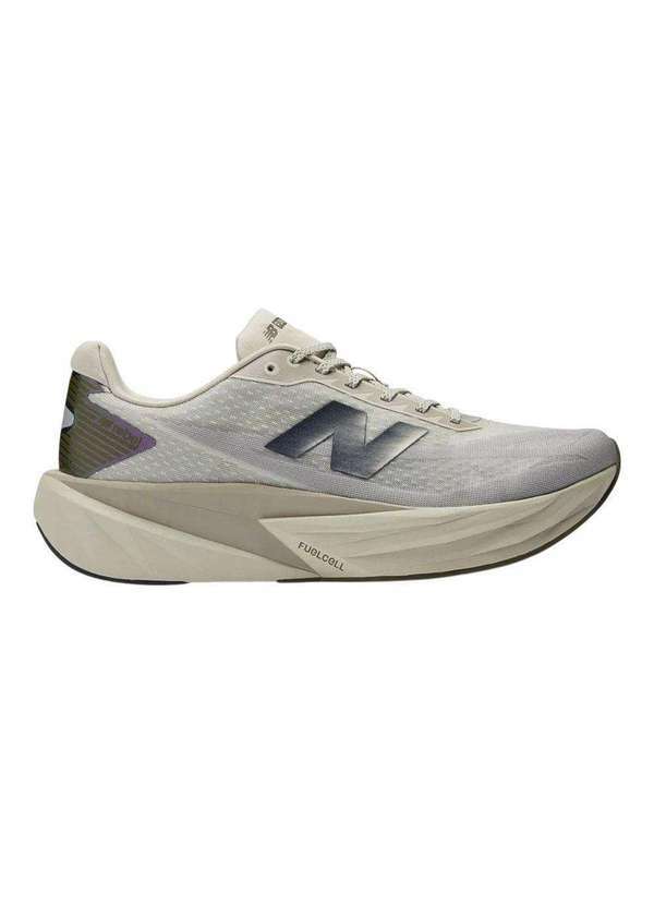 Vista 2 Tênis New Balance Fuelcell Rebel V5 Masculino Bege New Balance
