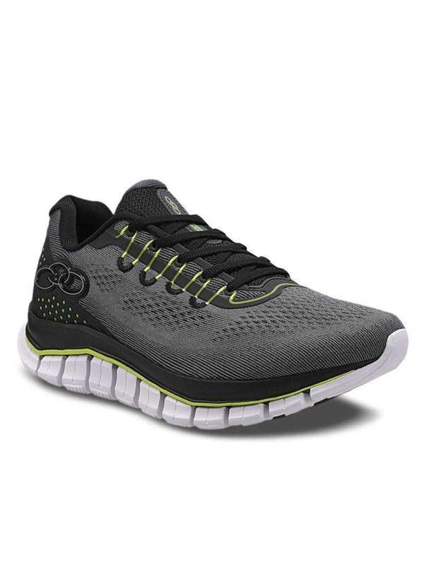 Vista 2 Tênis Olympikus Bloco Masculino Cinza OLYMPIKUS