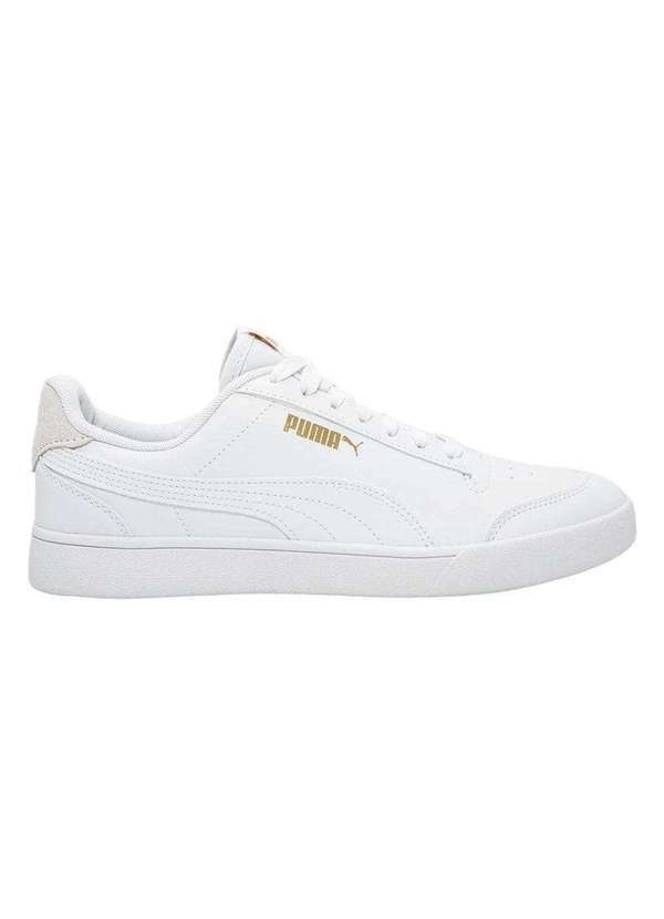 Vista 2 Tênis Puma Shuffle Unissex Branco Puma