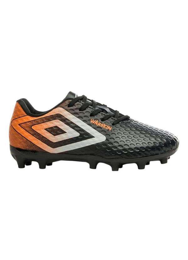 Vista 2 Chuteira Campo Umbro Warskin Infantil Preto Umbro