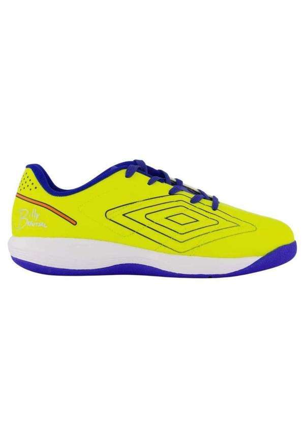 Vista 2 Chuteira Futsal Umbro Br Futsal Juvenil Amarelo Umbro