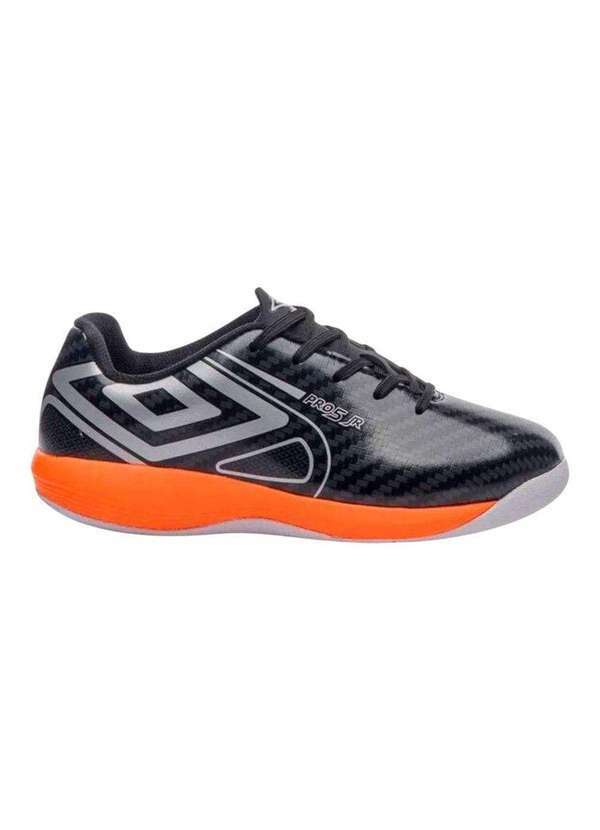 Vista 2 Chuteira Futsal Umbro Pro 5 Infantil Preto Umbro