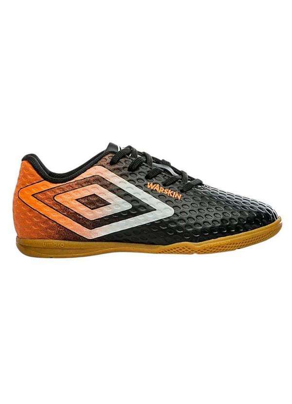 Vista 2 Chuteira Futsal Umbro Warskin Infantil Preto Umbro
