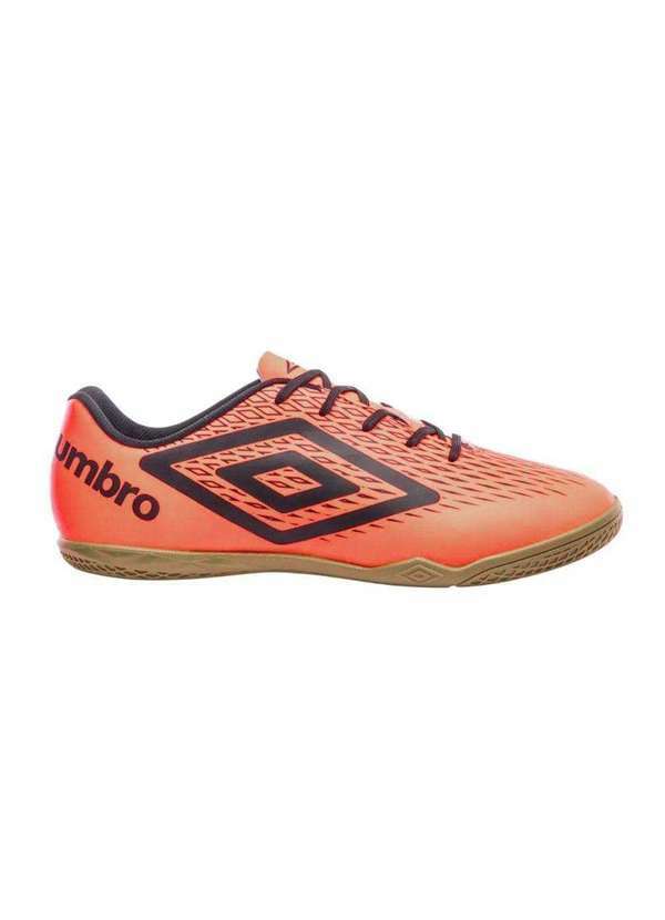 Vista 2 Chuteira Futsal Umbro X-Diamond Infantil Laranja Umbro