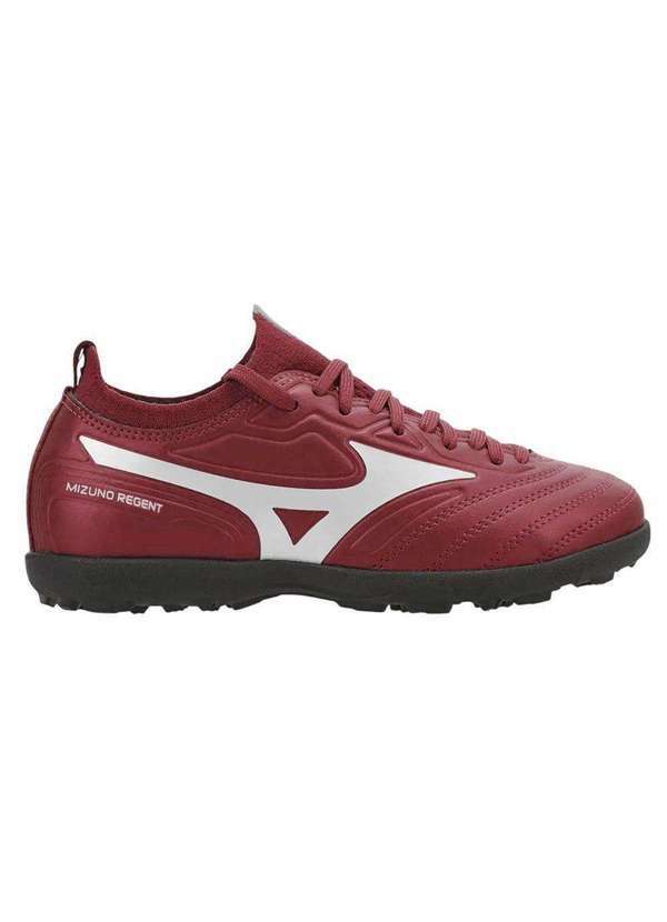 Vista 2 Chuteira Society Mizuno Regent as Infantil Vermelho Mizuno