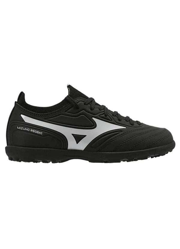 Vista 2 Chuteira Society Mizuno Regent as Infantil Preto Mizuno