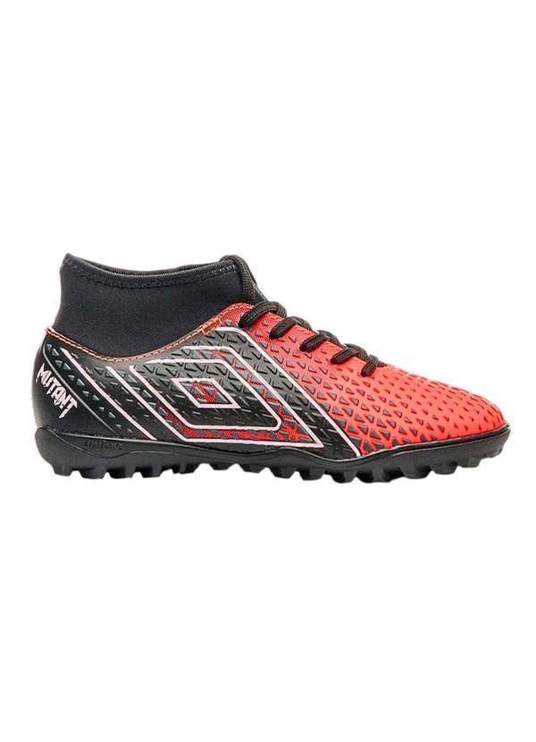 Vista 2 Chuteira Society Umbro Mutant Infantil Laranja Umbro