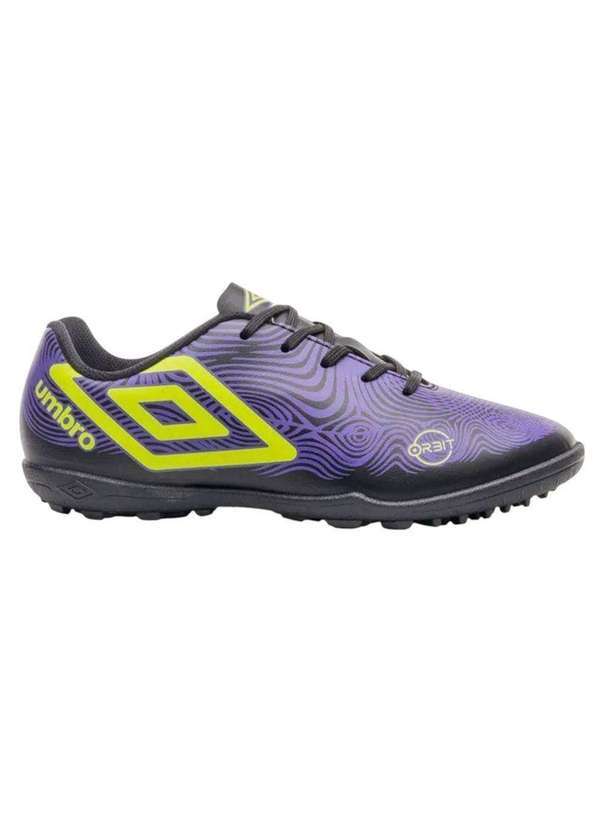 Vista 2 Chuteira Society Umbro Orbit Infantil Roxo Umbro