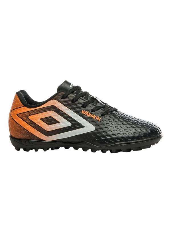 Vista 2 Chuteira Society Umbro Warskin Infantil Preto Umbro