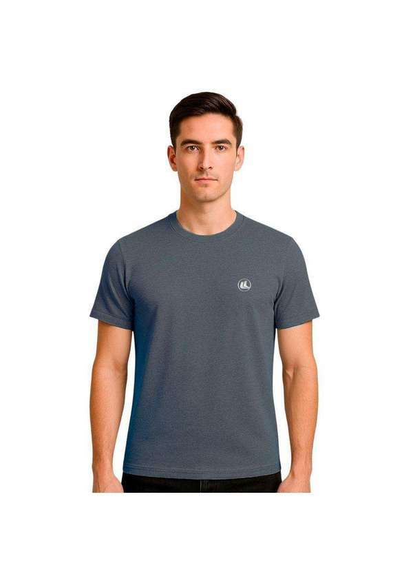 Vista 2 Camisa Esporte Legal Solutio Uv45 Masculina Cinza Esporte Legal