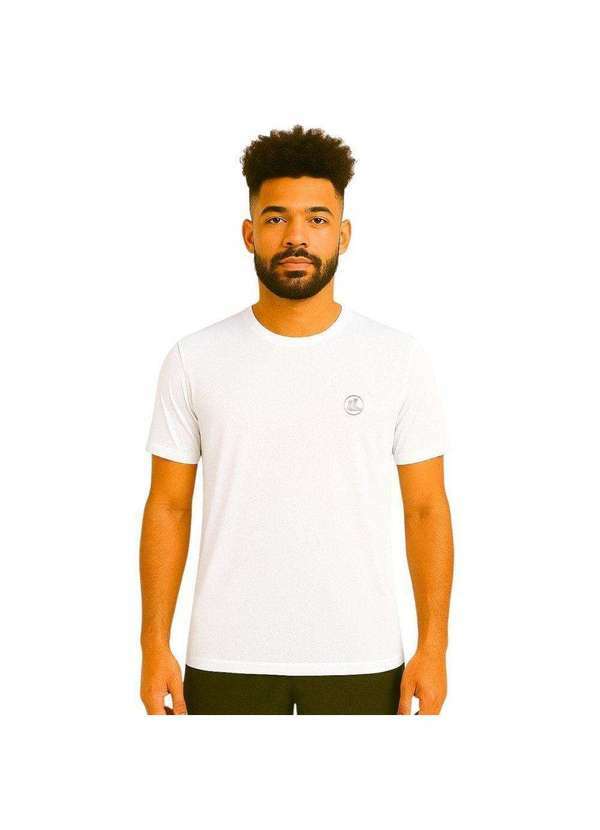 Vista 2 Camisa Esporte Legal Solutio Uv45 Masculina Branco Esporte Legal