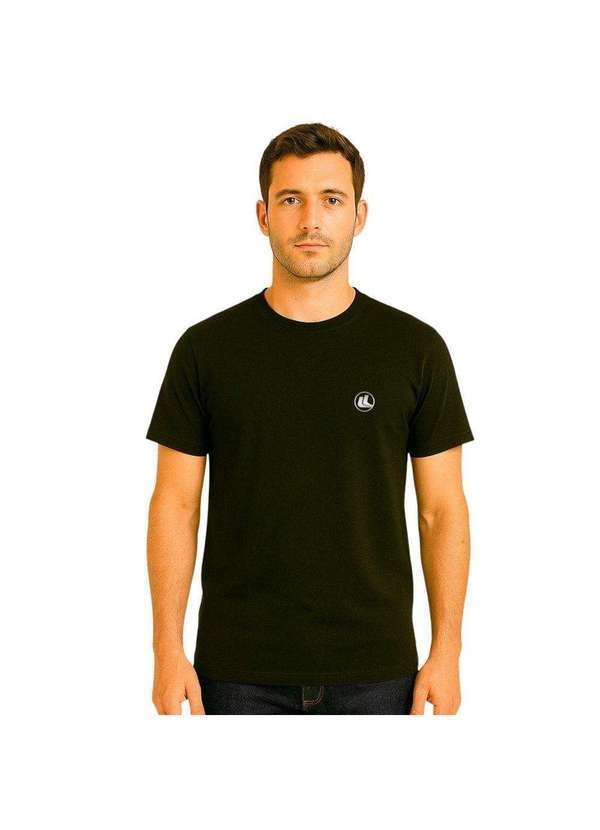 Vista 2 Camisa Esporte Legal Solutio Uv45 Masculina Preto Esporte Legal