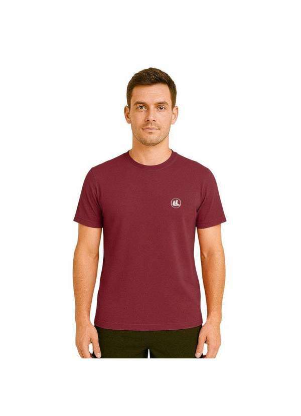 Vista 2 Camisa Esporte Legal Solutio Uv45 Masculina Vermelho Esporte Legal