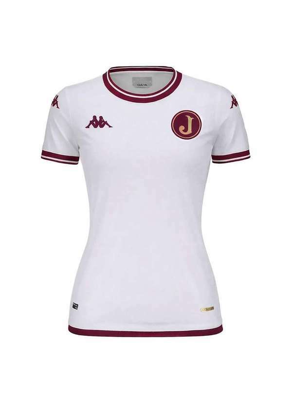 Vista 2 Camisa Kappa Juventus da Mooca 24/25 Feminina Branco Kappa