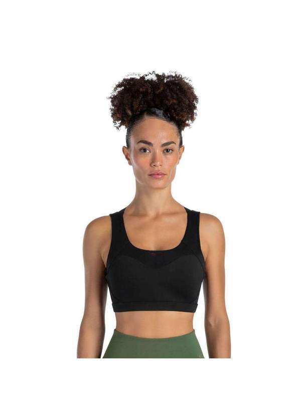 Vista 2 Top Olympikus Funcional Feminino Preto OLYMPIKUS