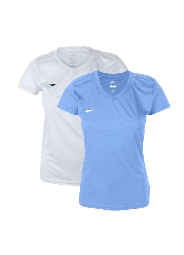 Kit 2 Camisetas Penalty X Feminina Azul