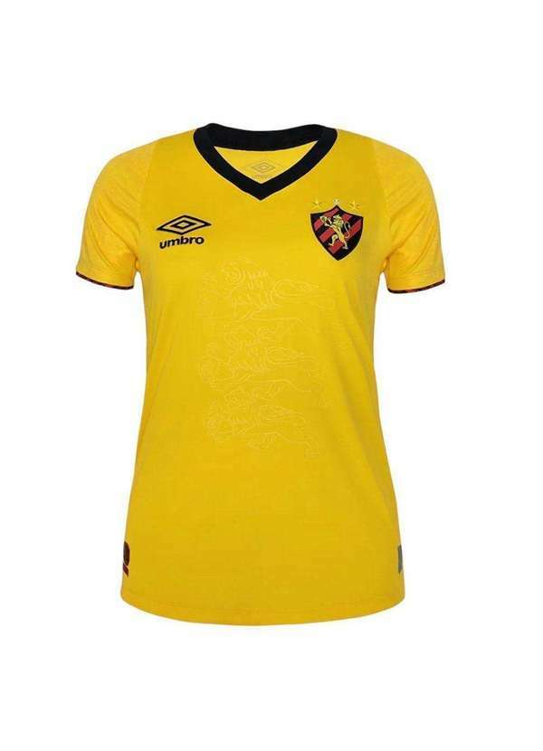 Vista 2 Camisa Umbro Sport Recife Ii 2024/25 Feminina Amarelo Umbro