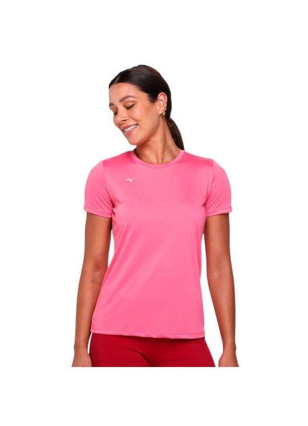 Vista 2 Camiseta Mizuno Energy 2.0 Feminina Rosa Mizuno