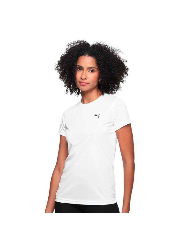 Vista 2 Camiseta Puma Ess Logo Poly Feminina Branco Puma