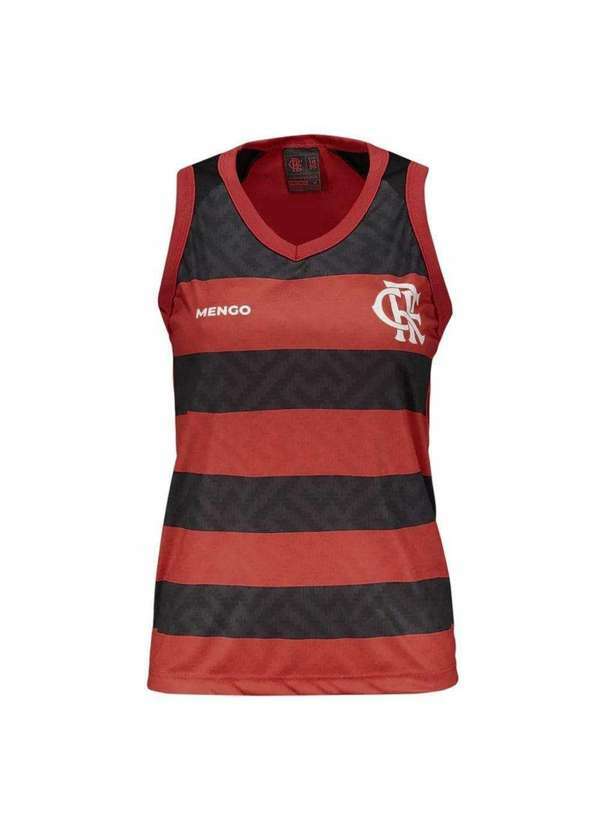 Regata Braziline Flamengo Nós Feminina Preto