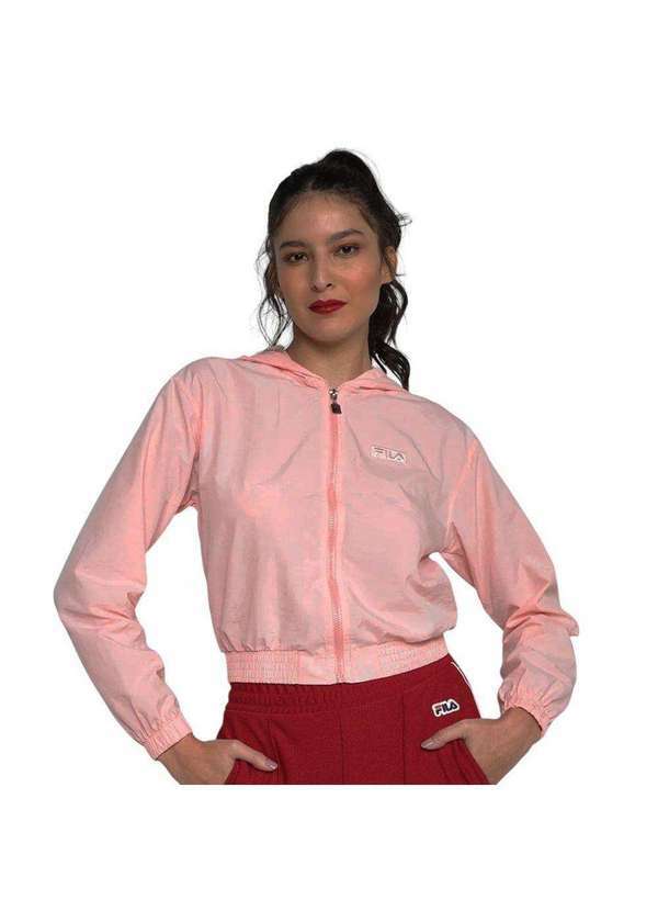 Jaqueta Corta Vento Fila Essencial Feminina Rosa