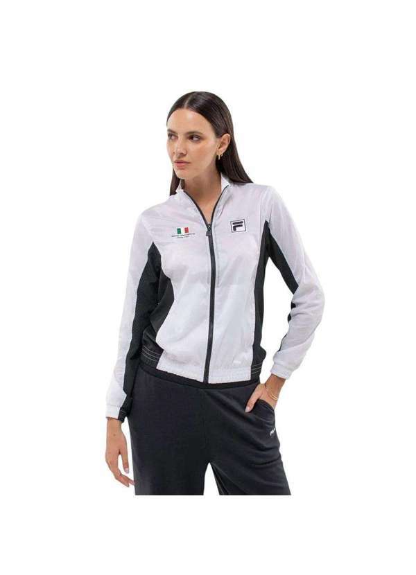 Vista 2 Jaqueta Fila Sports International Feminina Branco Fila