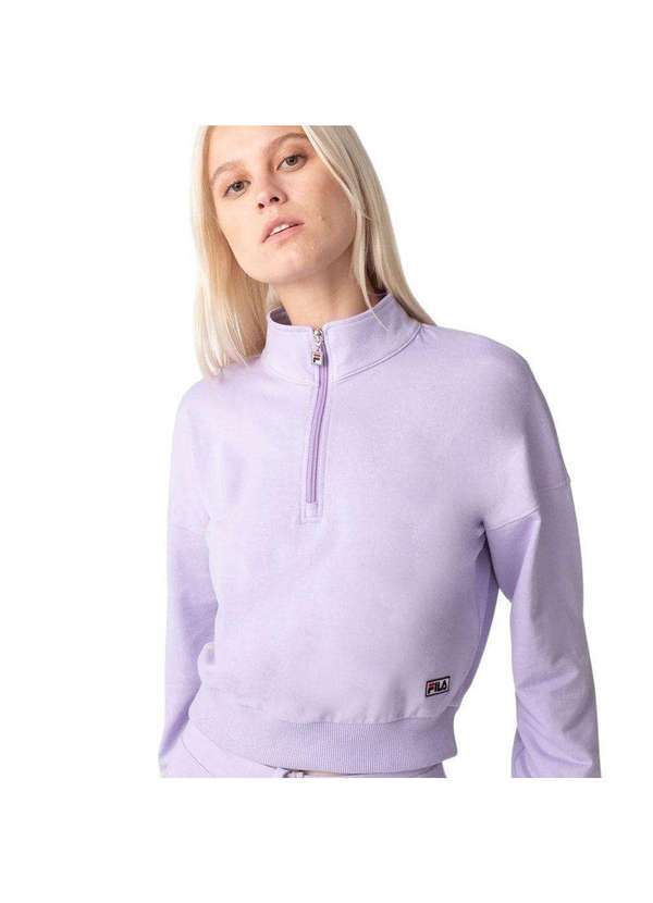 Vista 2 Moletom Fila Basic Classic Plus Size Feminino Roxo Fila